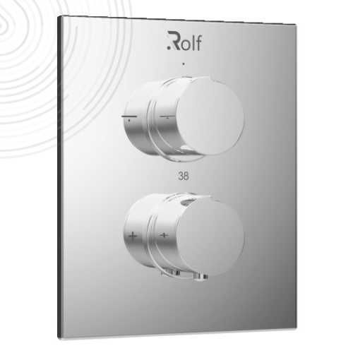 Miscelatore da doccia - EV'O 501017020 - AYOR BATHROOM - da incasso / termostatico / in ottone