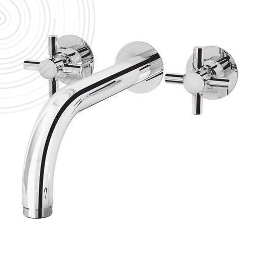 Miscelatore doppio comando per lavabo - STAR'O 501017014 - AYOR BATHROOM - da parete / da incasso / in metallo