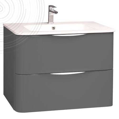 Mobile lavabo doppio - MANNAR 401511119 - AYOR BATHROOM - sospeso / in MDF / in ceramica