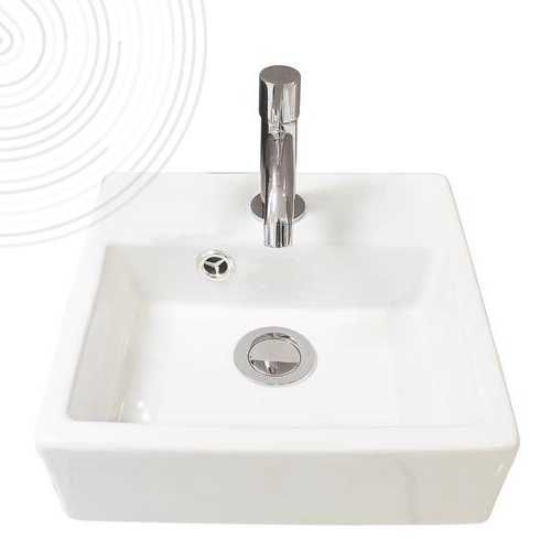 Lavandino sospeso - 99259 - AYOR BATHROOM - quadrato / in ceramica