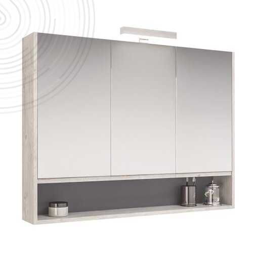 Mobile pensile per bagno con specchio con illuminazione integrata - NORDIC 404011026 - AYOR BATHROOM - contemporanea