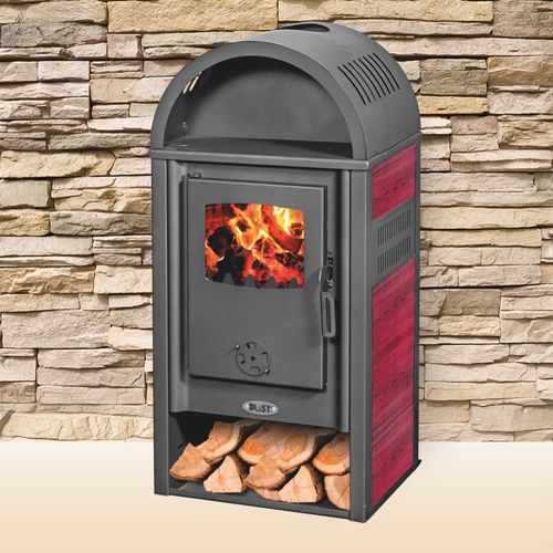Stufa a legna - VIENNA - Blist d.o.o - 5 kW...10 kW / a pavimento / contemporanea