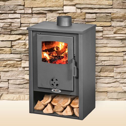 Stufa a legna - BLIST - Blist d.o.o - 5 kW...10 kW / a pavimento / contemporanea
