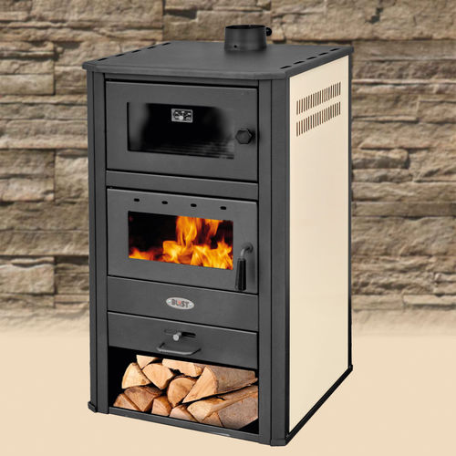 Stufa a legna - BLIST BRM E - Blist d.o.o - 20 kW...50 kW / a pavimento / contemporanea