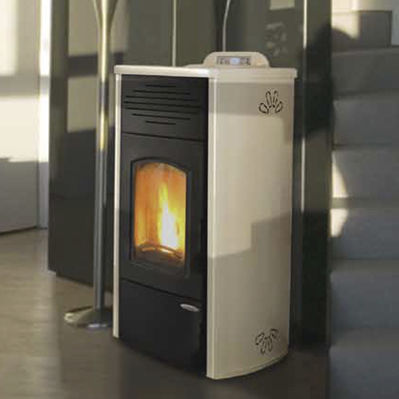 Termostufa a pellet - CARLOTTA OMNIA IDRO - Laminox S.r.l. - 10 kW...20 kW / 5 kW...10 kW / 20 kW...50 kW