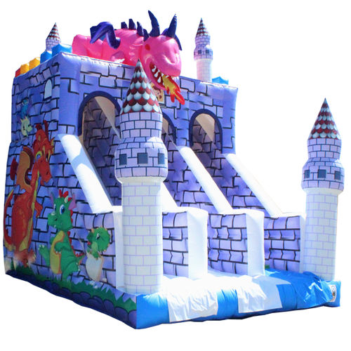Struttura ludica per parco giochi - DRAGON TOWER - Play Wily - Tutto Gonfiabili - in PVC / gonfiabile