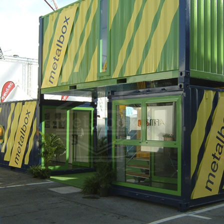 Edificio prefabbricato - metalbox spa - in metallo / su ossatura metallica / per negozio
