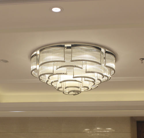 Plafoniera contemporanea - CUSTOM - Jako Lighting - in vetro / in acciaio inossidabile / LED