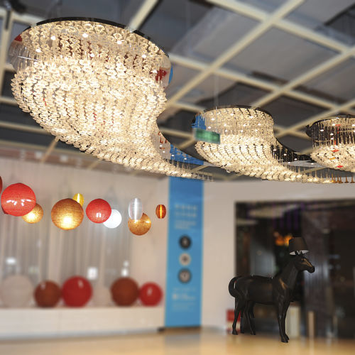 Luce a sospensione - LOBBY  - Jako Lighting - LED / ovale / in cristallo
