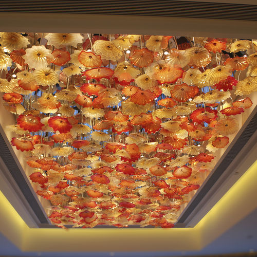 Plafoniera design originale - BESPOKE ORNAMENTAL - Jako Lighting - in vetro / in acciaio inossidabile / LED