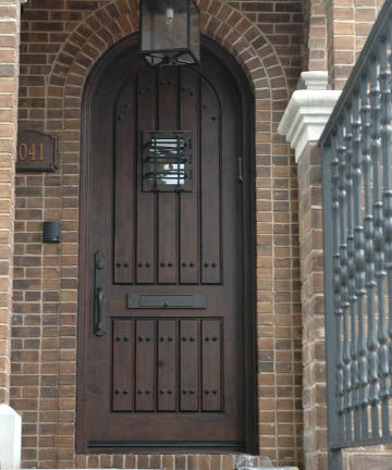 Porta d'ingresso - OLD WORLD : OW-211 - Granddoors - con finitura ontano / battente / semivetrata