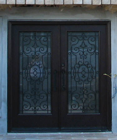 Porta d'ingresso - FR-684 - Granddoors - in fibra di vetro / battente / vetrata