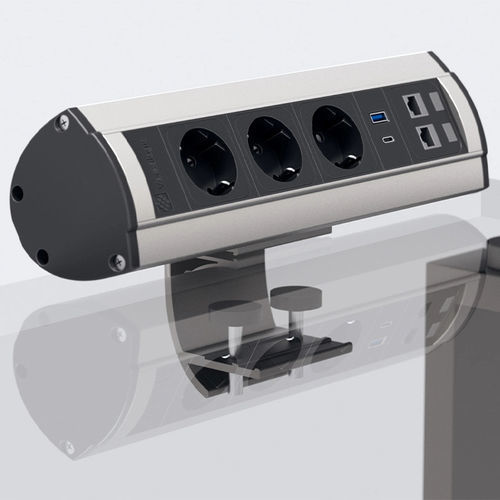 Presa di corrente - VERSATOP - ASA International Group - USB / tripla / da bancone