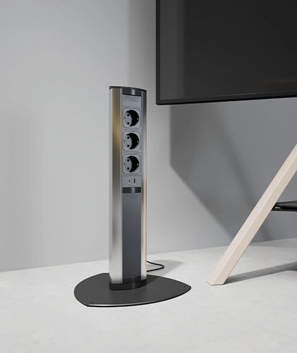 Presa di corrente - VERSATOWER - ASA International Group - USB / multipla / da pavimento
