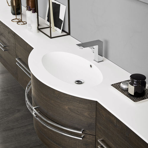 Lavabo da incasso - C013 - BAXAR - in ceramica / ovale / contemporaneo