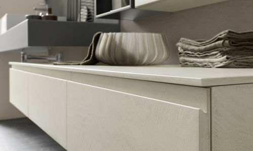 Mobile lavabo sospeso - C103 - BAXAR - in legno / contemporaneo / con cassetti