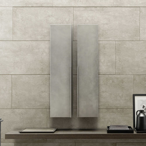 Mobile da bagno contemporaneo - C105 - BAXAR - in legno / da parete
