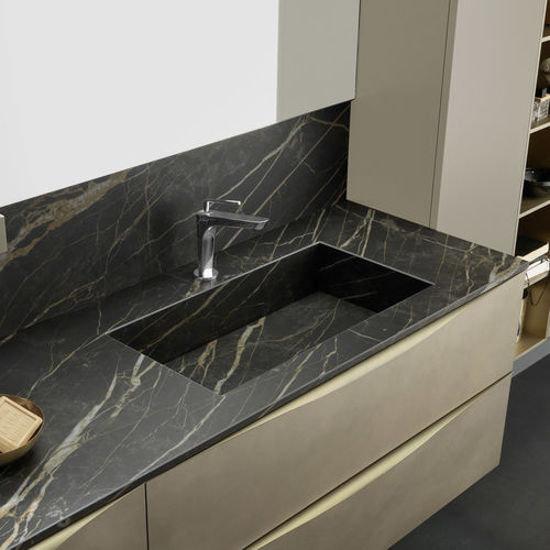 Lavabo da incasso - C107 - BAXAR - in ceramica / rettangolare / contemporaneo