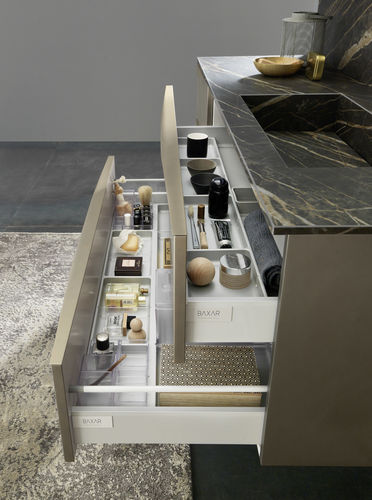 Mobile lavabo sospeso - C107 - BAXAR - in legno / contemporaneo / con cassetti