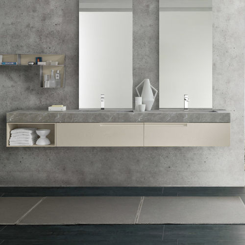 Mobile lavabo sospeso - C110 - BAXAR - in legno / contemporaneo / con cassetti