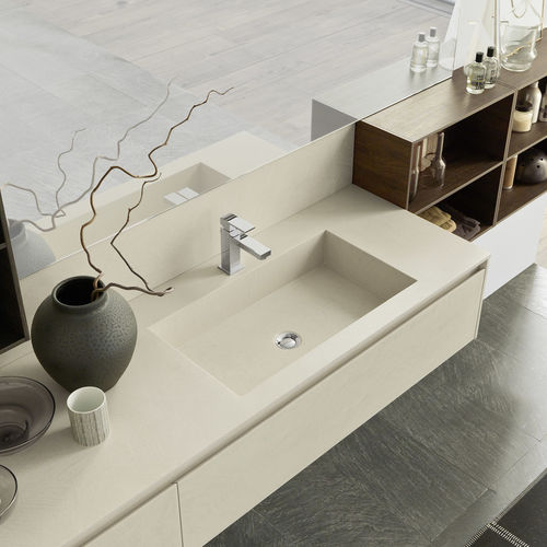 Lavabo da incasso - C201 - BAXAR - in ceramica / rettangolare / contemporaneo