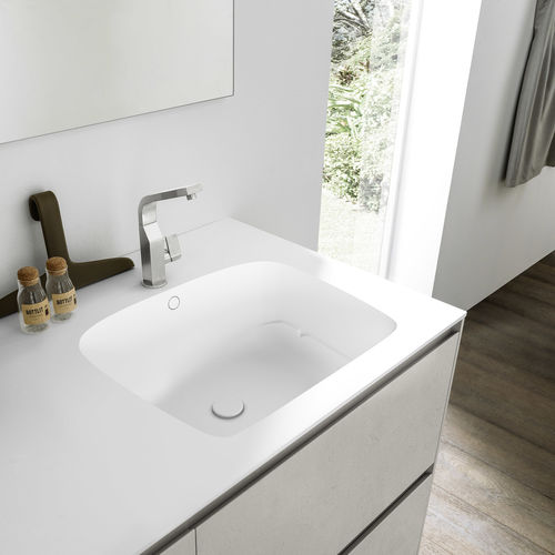 Lavabo per lavanderia da incasso - C5 - BAXAR - in ceramica