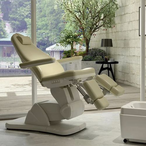 Poltrona pedicure in PU - 2244C - Silverfox Corporation Limited - con poggiapiedi / regolabile / reclinabile