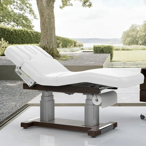 Lettino per massaggi elettrico - 2265 - Silverfox Corporation Limited - in alluminio / in acciaio / in pelle