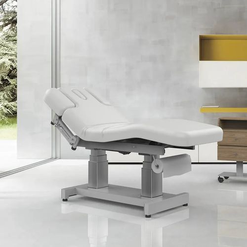Lettino per massaggi elettrico - 2266 - Silverfox Corporation Limited - in acciaio / in pelle / in cotone