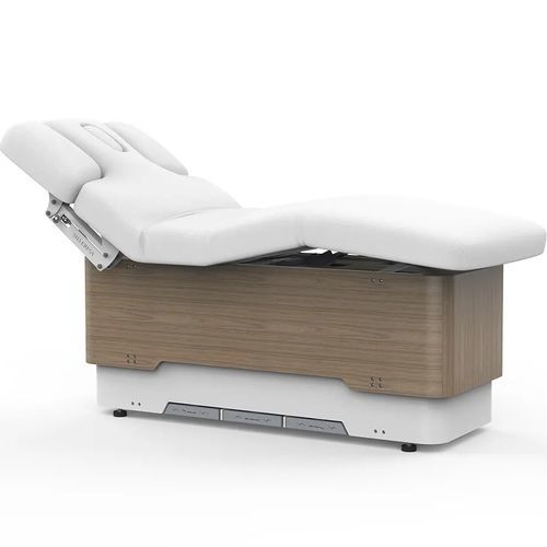 Lettino per massaggi elettrico - 2239A - Silverfox Corporation Limited - in pelle / in legno / ad altezza regolabile