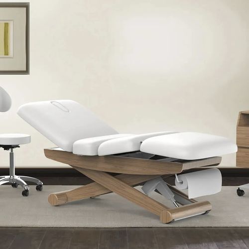 Lettino per massaggi pieghevole - 2256B - Silverfox Corporation Limited - in PU / in legno / ad altezza regolabile