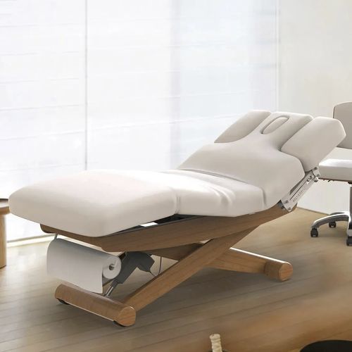Lettino per massaggi pieghevole - 2256C - Silverfox Corporation Limited - in PU / in legno / ad altezza regolabile