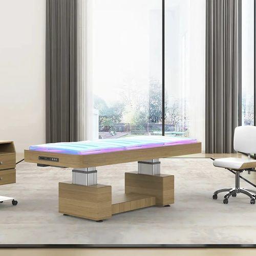 Lettino per massaggi elettrico - 2267SV - Silverfox Corporation Limited - in legno / ad altezza regolabile / contract