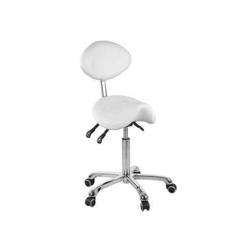 Sgabello per centro estetico - 1025 - Silverfox Corporation Limited - contemporaneo / in pelle / con supporto in acciaio