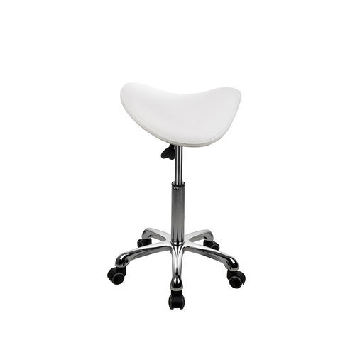Sgabello per centro estetico - 1022A - Silverfox Corporation Limited - contemporaneo / in pelle / con supporto in acciaio