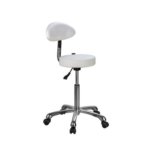 Sgabello per centro estetico - 1023AB2 - Silverfox Corporation Limited - contemporaneo / in pelle / con supporto in acciaio
