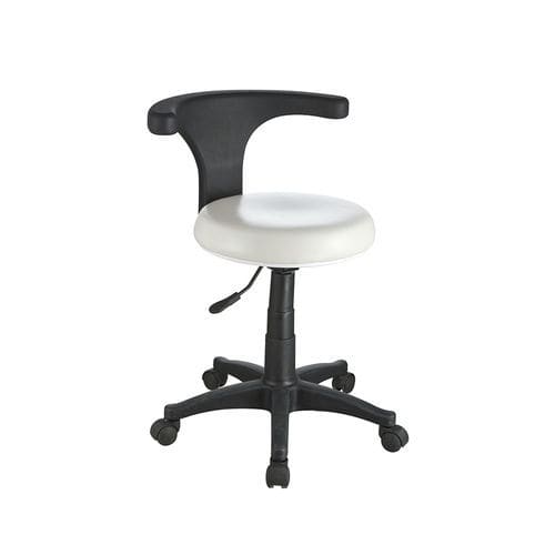 Sgabello per centro estetico - 1028 - Silverfox Corporation Limited - contemporaneo / in pelle / con supporto in acciaio