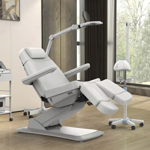 Poltrona pedicure in pelle - 2221G - Silverfox Corporation Limited - con poggiapiedi / reclinabile / regolabile
