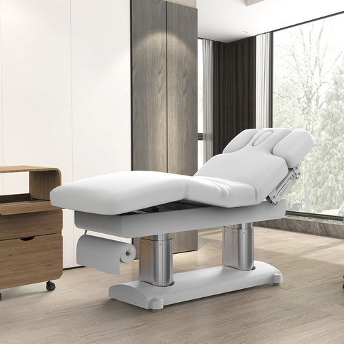 Lettino per massaggi elettrico - 2249 - Silverfox Corporation Limited - in pelle / in legno / ad altezza regolabile