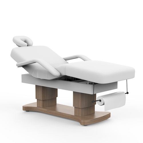 Lettino per massaggi elettrico - 2290 - Silverfox Corporation Limited - in PU / in legno / ad altezza regolabile