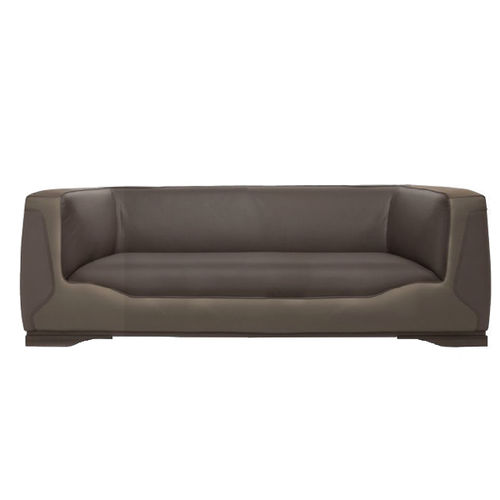 Divano contemporaneo - V133 - Aston Martin - in pelle / marrone / 2 posti