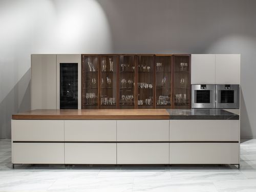 Cucina contemporanea - V888 - Aston Martin - impiallacciata in legno / in marmo / in metallo