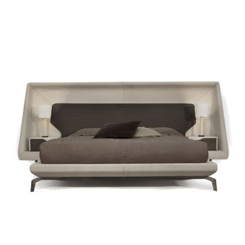 Letto matrimoniale - V146  - Aston Martin - contemporaneo / imbottito / con testiera