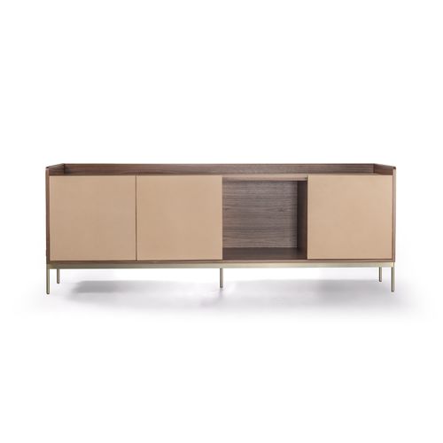 Credenza contemporanea - V236 - Aston Martin - in legno / in pelle