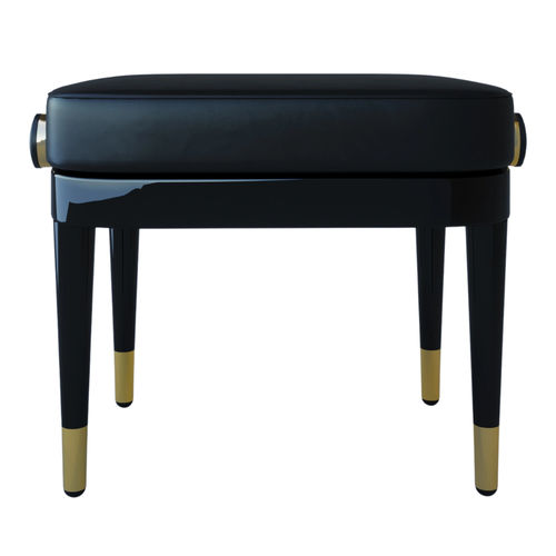 Sgabello da pianoforte contemporaneo - LALA - KAUNUS DESIGN, S.L. - in pelle / in legno laccato brillante / in faggio