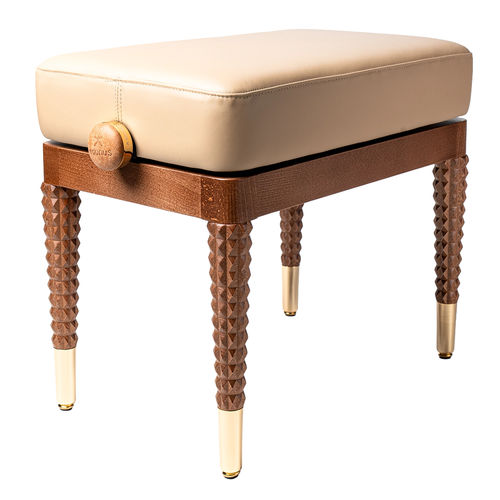 Panca per pianoforte contemporanea - GALA - KAUNUS DESIGN, S.L. - in pelle / in legno / in noce