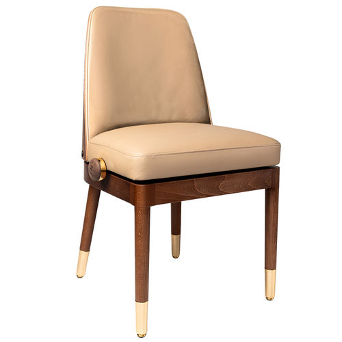 Sedia classica - GLENN - KAUNUS DESIGN, S.L. - da interno / in pelle / in noce