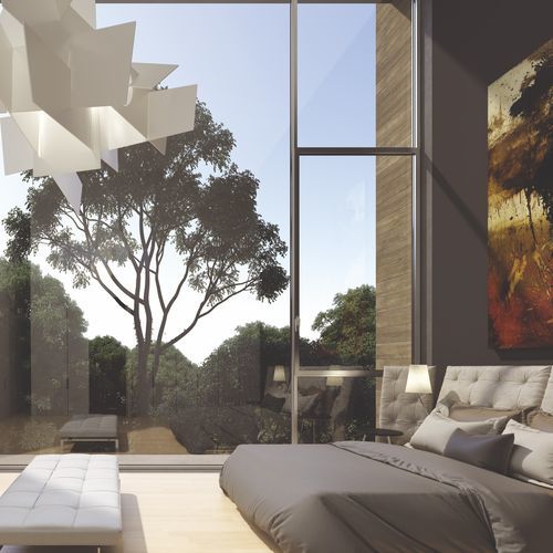 Finestra in alluminio - RABEL 8400 - RABEL SYSTEMS - ad anta ribalta / a doppi vetri / grigia