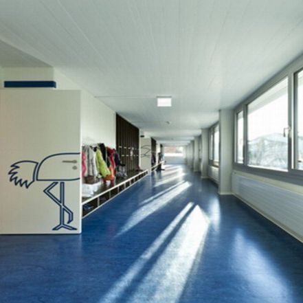 Pavimento in PVC - JUNIOR - ALMA CARPETS - per il settore terziario / in rotoli / liscio