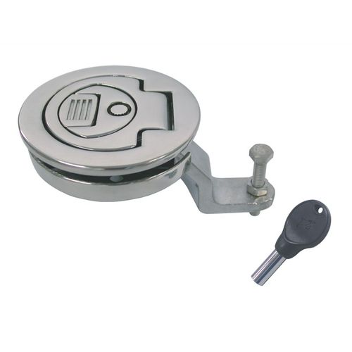 Maniglia per porta scorrevole - 814060 - Marinetech Edelstahlhandel - in acciaio inossidabile lucido / contemporanea / con serratura integrata